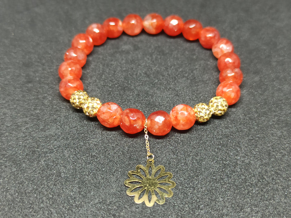 Flower Bracelet Or 18K