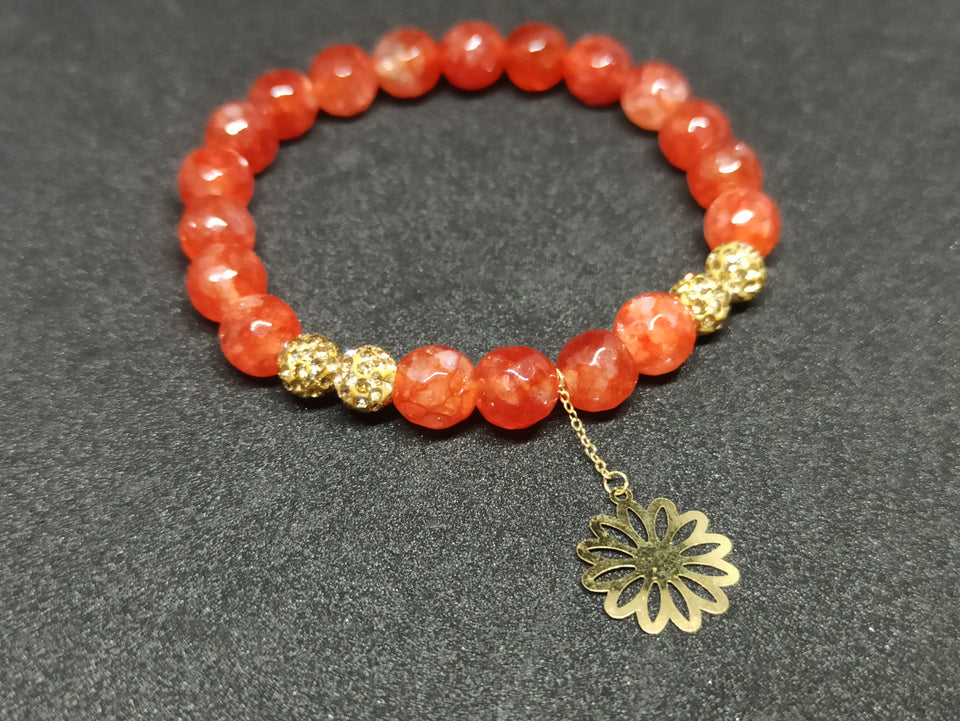 Flower Bracelet Or 18K