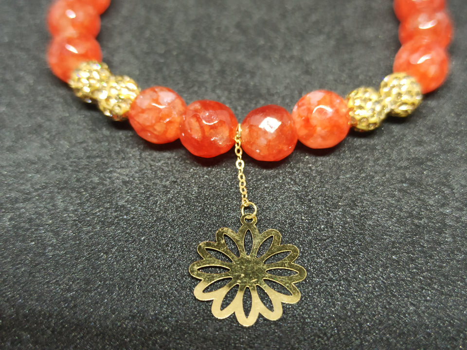 Flower Bracelet Or 18K