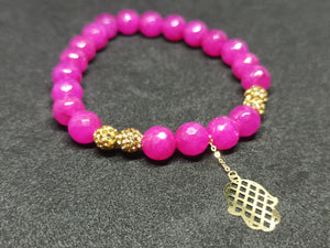 Khmisa Pink Bracelet Or 18K