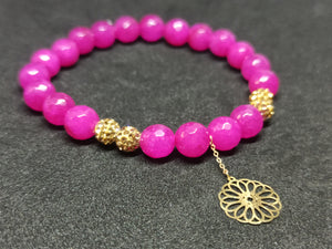 fleur Style Bracelet Or 18K