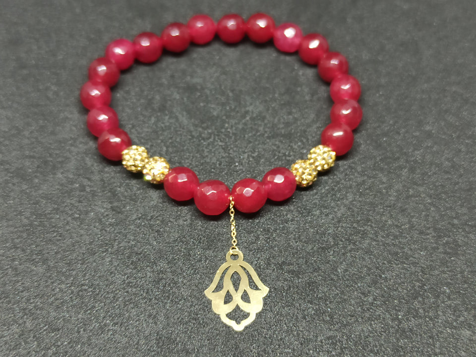 Khmisa RED Style Bracelet Or 18K